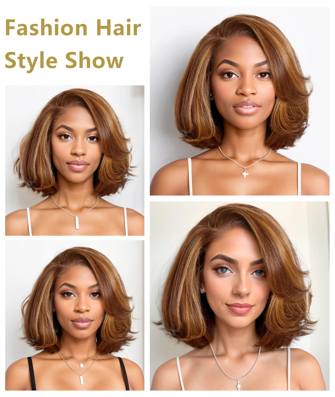 Chocolate Brown Short Bob Human Hair Wigs 6x6 HD Transparent Lace Front Wigs Human Hair Brazilian Preplucked Body Wave Bob Wigs