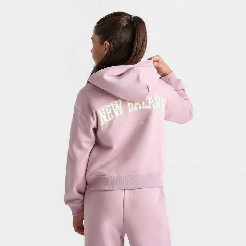 New Balance | Girls' New Balance Arch Graphic Full-Zip Hoodie