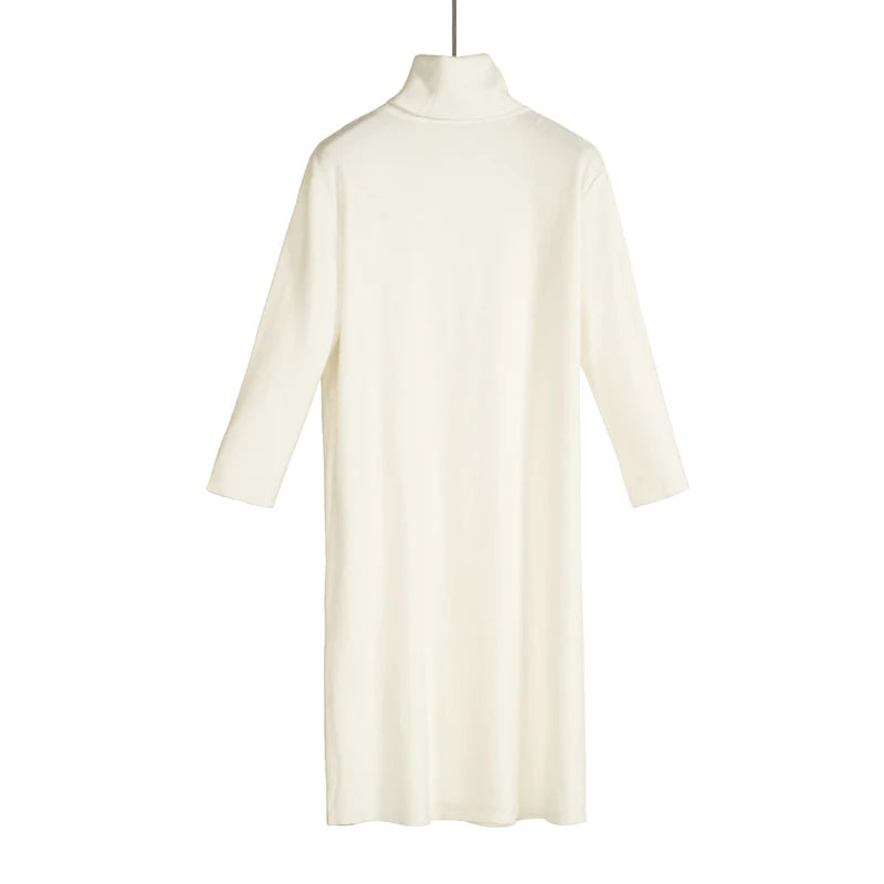 Knitted Women's Winter Dress 2025 Dresses Ladies Sweater Korean Fashion Clothing Robe Clothes Elegant Black Tight Woman Casual