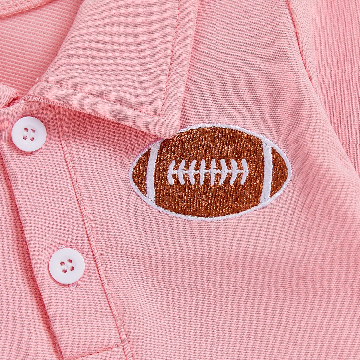 Toddler Baby Girls Dress Fall Fashionable Rugby Embroidery Lapel Long Sleeve Pleated Dress