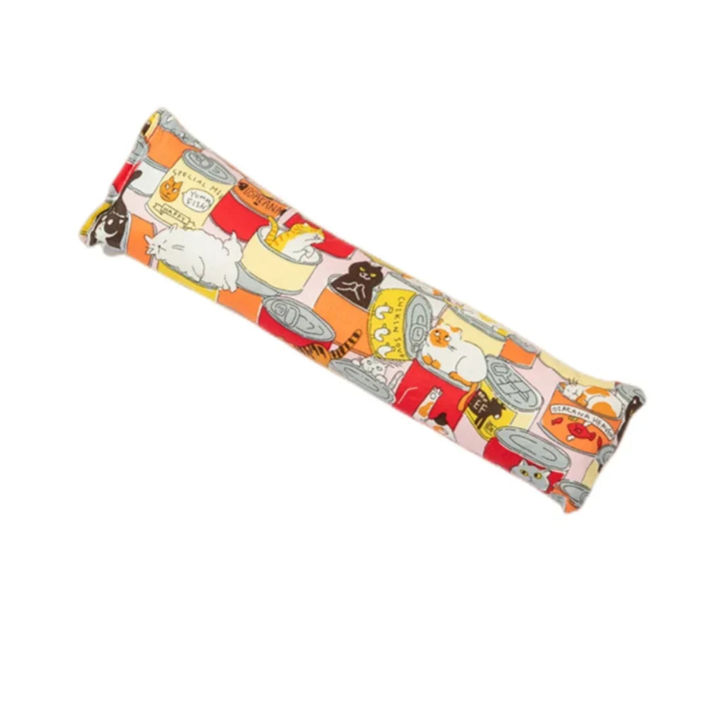 Catnip Kicker Pillow Toys Interactive Cat Kicker Chew Gift Toy Bite Resistant Catnip Toy for Kitten, Catnip Filled Cartoon Mice