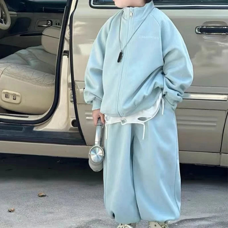 Coat Set Sweatshirt Children's Clothing Boys Kids Boy Clothes 7 8 Years 12 Top Bottom Year Old Junior Boys' Autumn Winter Boy´s