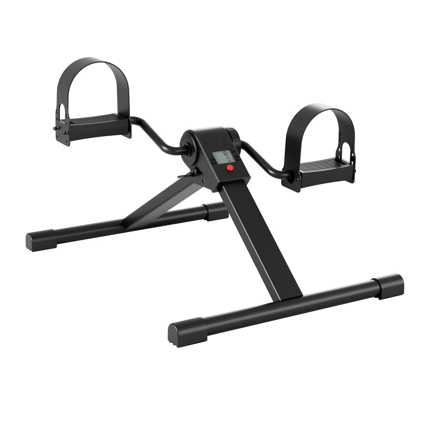 Under Desk Bike Pedal Mini Exercise Bike with Electronic Display for Indoor Leg and Arm Recovery  Folding Pedal Exerciser