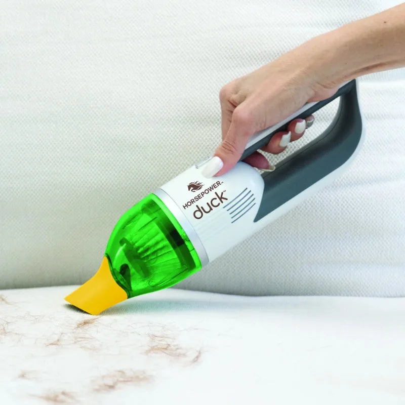 Horsepower Duck Vacuum, Rechargeable Handheld Vacuum with Accessories, Cordless Portable