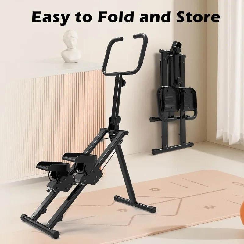 Leikefitness Stair Stepper for Home Gym,Vertical Climber Machine for Full-Body Workout,Foldable Cardio Stepper