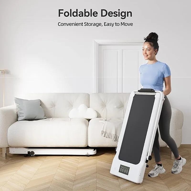 Hot Walking Pad Treadmill with 9% Incline Under-Desk for Home/Office 37.4inch Belt LCD Display Portable Foldable Safety Armrest