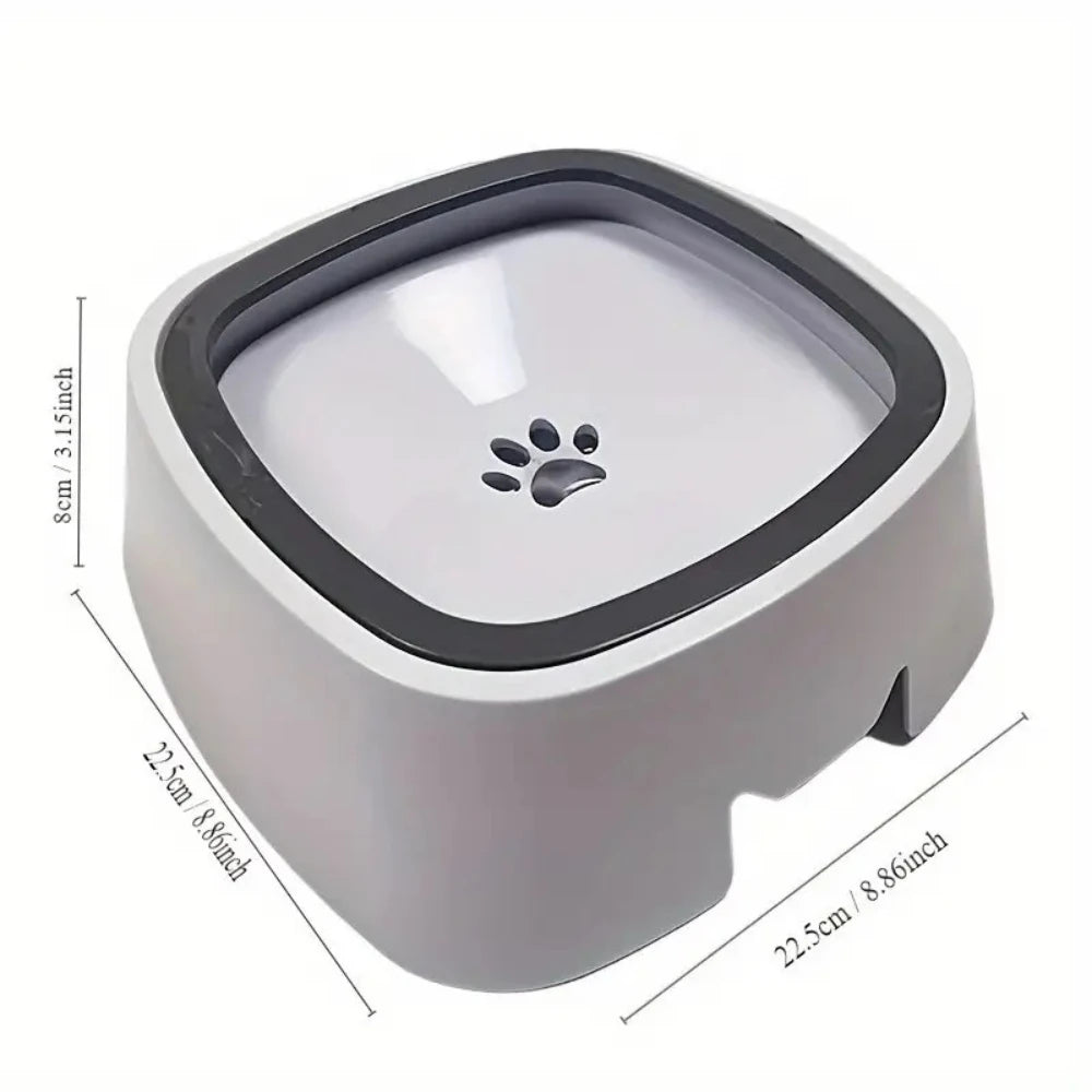 Filtered Water Bowl for Dogs - Spill-Resistant & Portable with Floating Filter