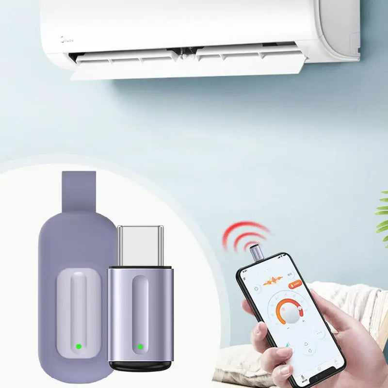 IR Smart Phone Adapter Small Home Appliances IR Remote Control Adapter Plug And Play Electronics Accessory For Classroom