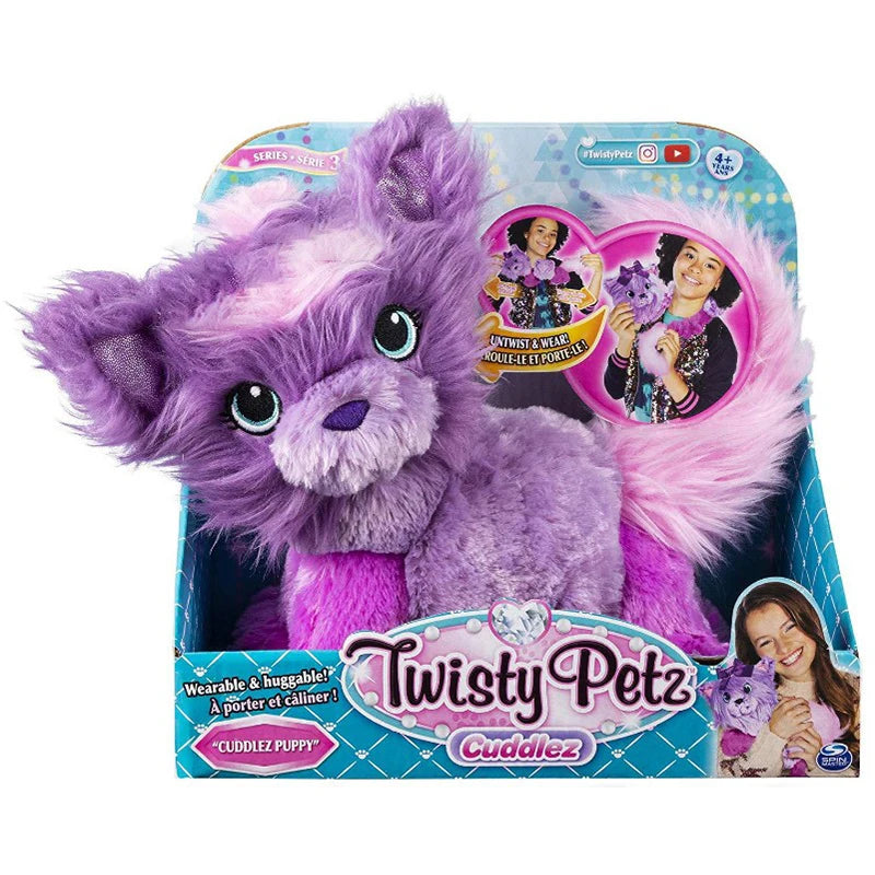 Twisty Petz Cuddlez Snowpuff Unicorn Transforming Wearable Plush Pet Toys Snugglez Sloth Cuddlez Puppy Collectible Plush for Kid
