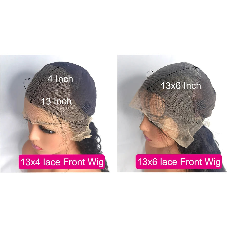 13x4 13x6 Hd Bone Straight Transparent Lace Front Wig Human Hair 40 Inch Pre Plucked Lace Front Wigs 200 Density 100% Human Hair