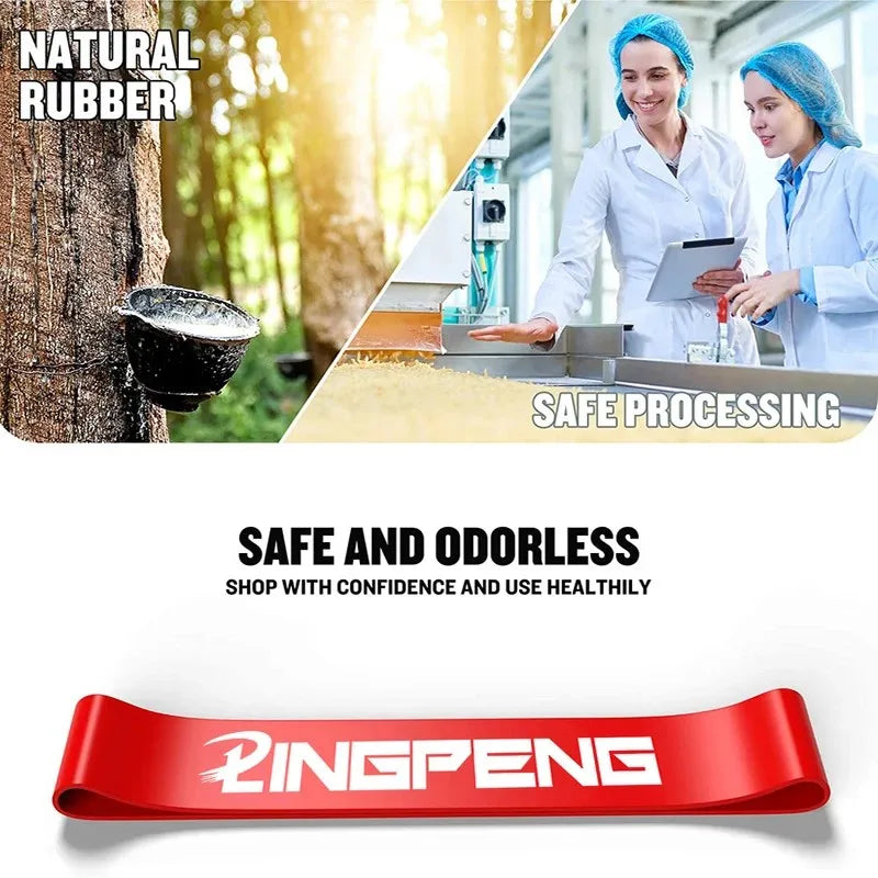 5pcs Fitness Resistance Bands Set-Include 5Colors,Exercise Tension Bands,Working Out,Exercise Gym,Yoga Training and Home Fitness