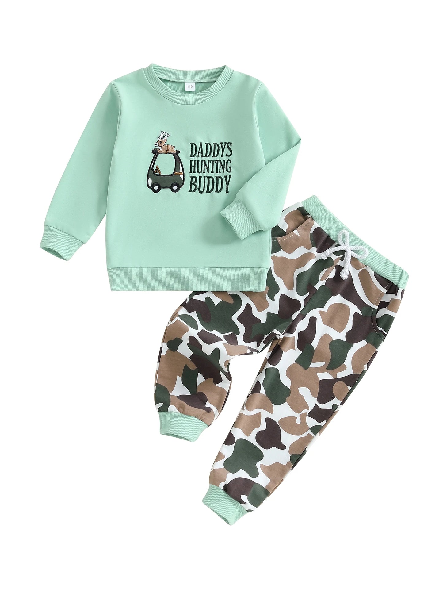 Boys 2-piece Set Stylish Long Sleeve Graphic Tee with Cozy Jogger Pants for a Trendy Fall Look