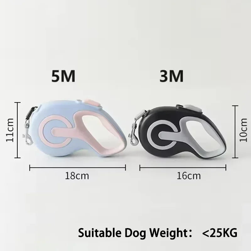Retractable Pet Dog Leashes 3m/5m Durable Automatic Extending Traction Rope For Small Medium Dogs Pet Walking Leash Leads