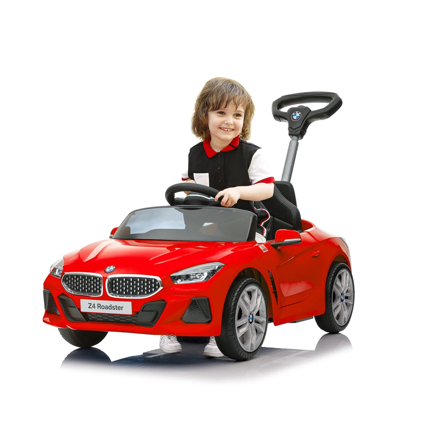 3-in-1 Kids' Push Car with Handle , Ride-Ons Toy Push Car for Toddlers 1-5