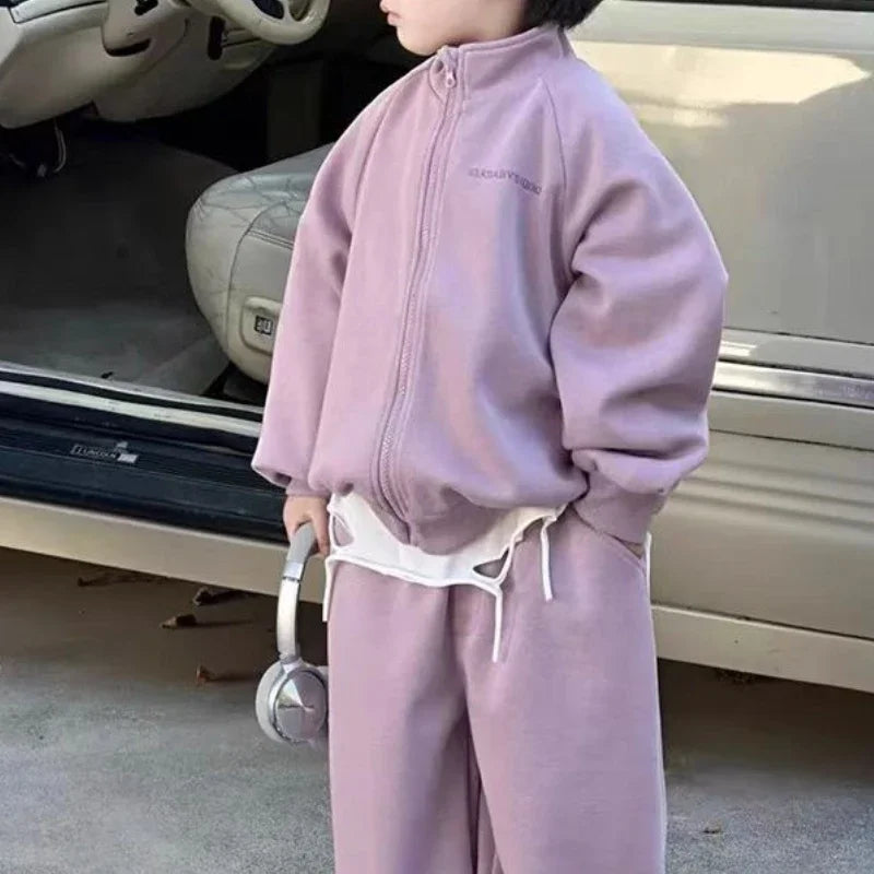 Coat Set Sweatshirt Children's Clothing Boys Kids Boy Clothes 7 8 Years 12 Top Bottom Year Old Junior Boys' Autumn Winter Boy´s