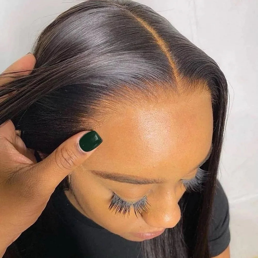 Pre Cut Lace Closure Wigs Human Hair For Women 7x5 Glueless Wigs Human Hair Pre Plucked Bleached Knots Ready To Wear Hair Wigs