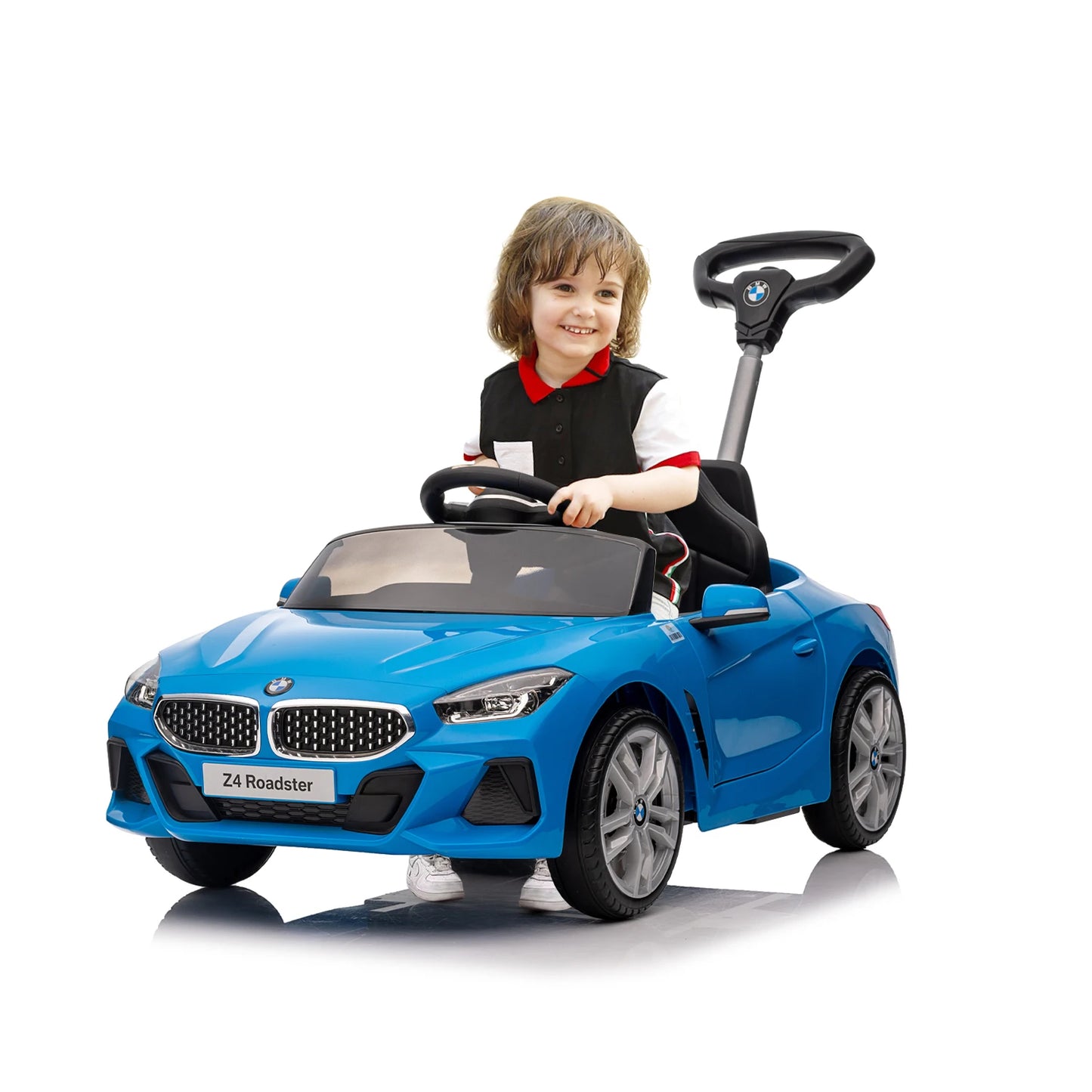 3-in-1 Kids' Push Car with Handle , Ride-Ons Toy Push Car for Toddlers 1-5