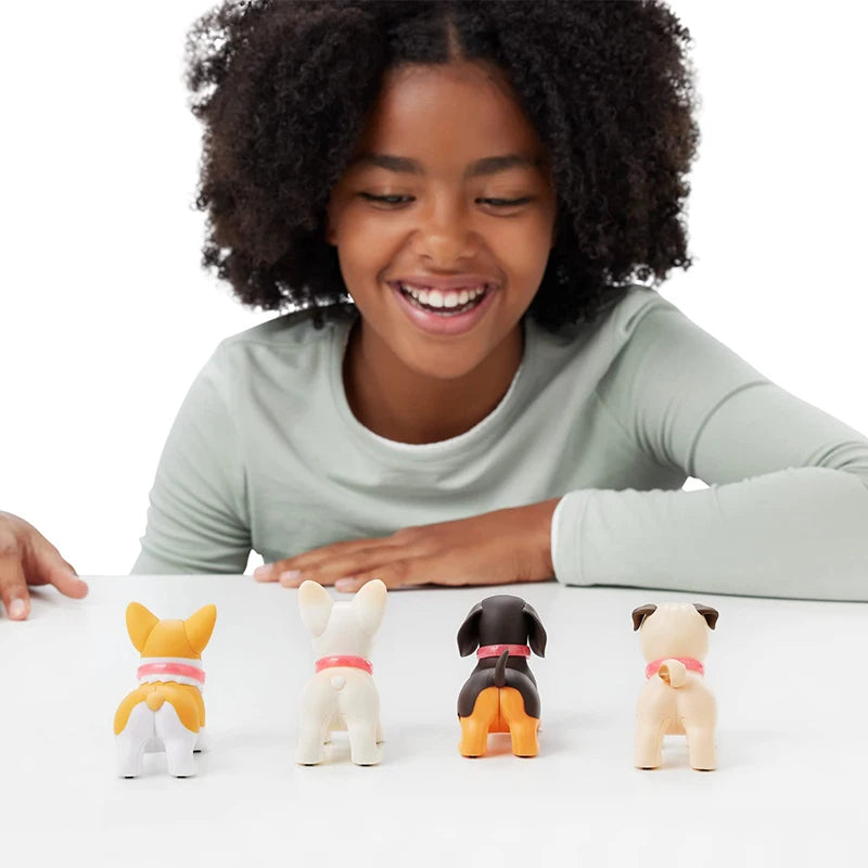 Pets Alive Booty Shakin' Pups Interactive Mini Dog Toys That Walk and Waggle Simulation Electronic Puppy Toys for Children