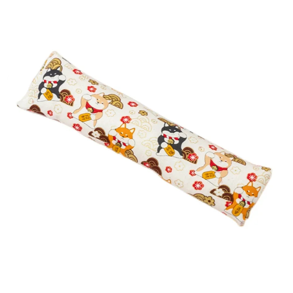 Catnip Kicker Pillow Toys Interactive Cat Kicker Chew Gift Toy Bite Resistant Catnip Toy for Kitten, Catnip Filled Cartoon Mice