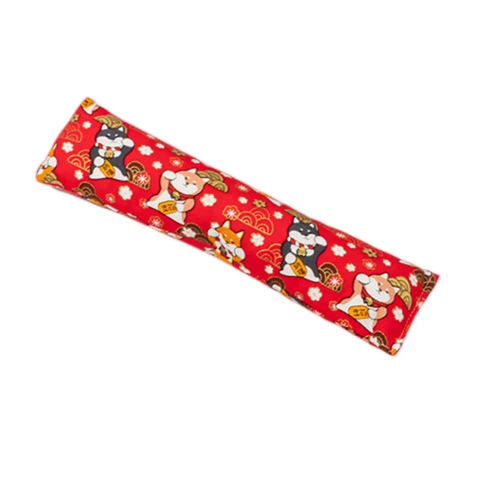 Catnip Kicker Pillow Toys Interactive Cat Kicker Chew Gift Toy Bite Resistant Catnip Toy for Kitten, Catnip Filled Cartoon Mice