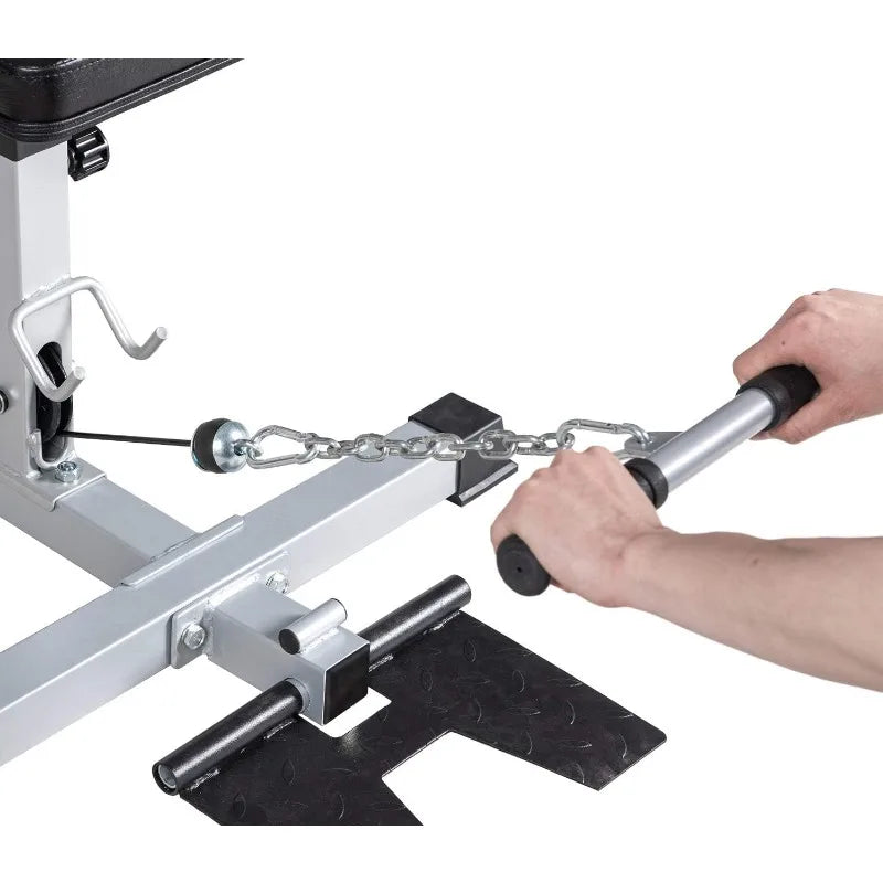 Pull Down Machine Low Row Cable Fitness Exercise Body Workout Strength Training Bar Machine