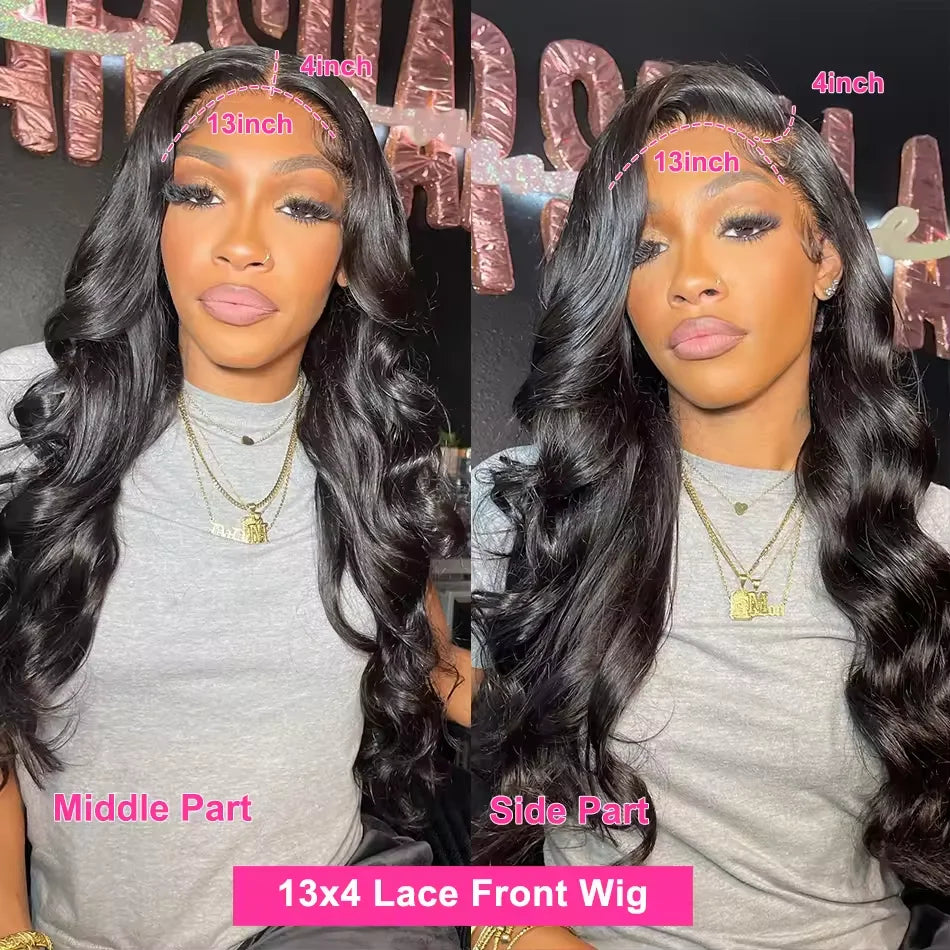 46 44 Inch Body Wave Lace Front Human Hair Wigs For Women 13x4 Hd Brazilian Hair Wigs 360 Full Lace Wig Human Hair Pre Plucked