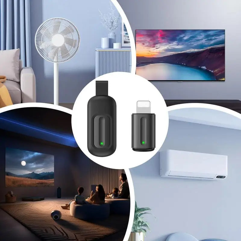 IR Smart Phone Adapter Small Home Appliances IR Remote Control Adapter Plug And Play Electronics Accessory For Classroom