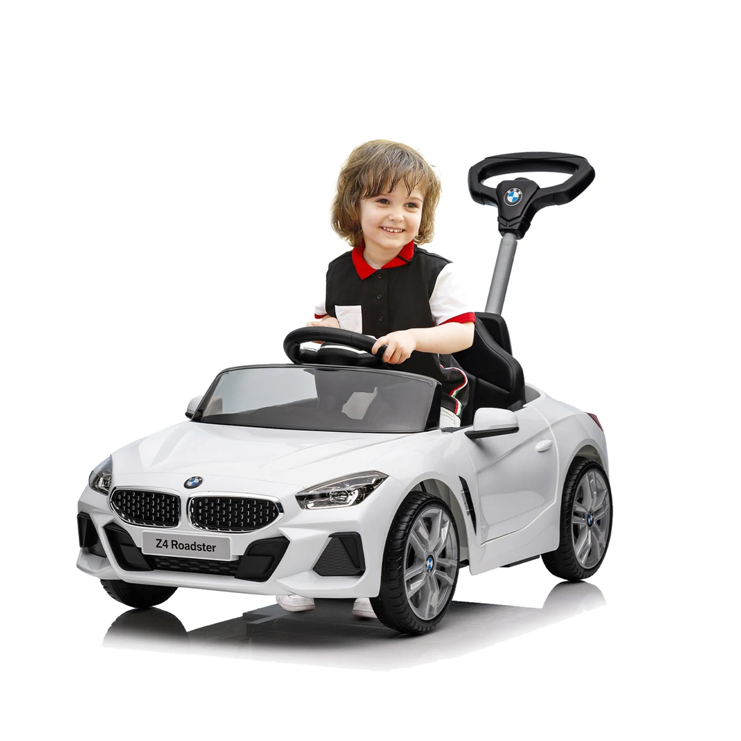 3-in-1 Kids' Push Car with Handle , Ride-Ons Toy Push Car for Toddlers 1-5