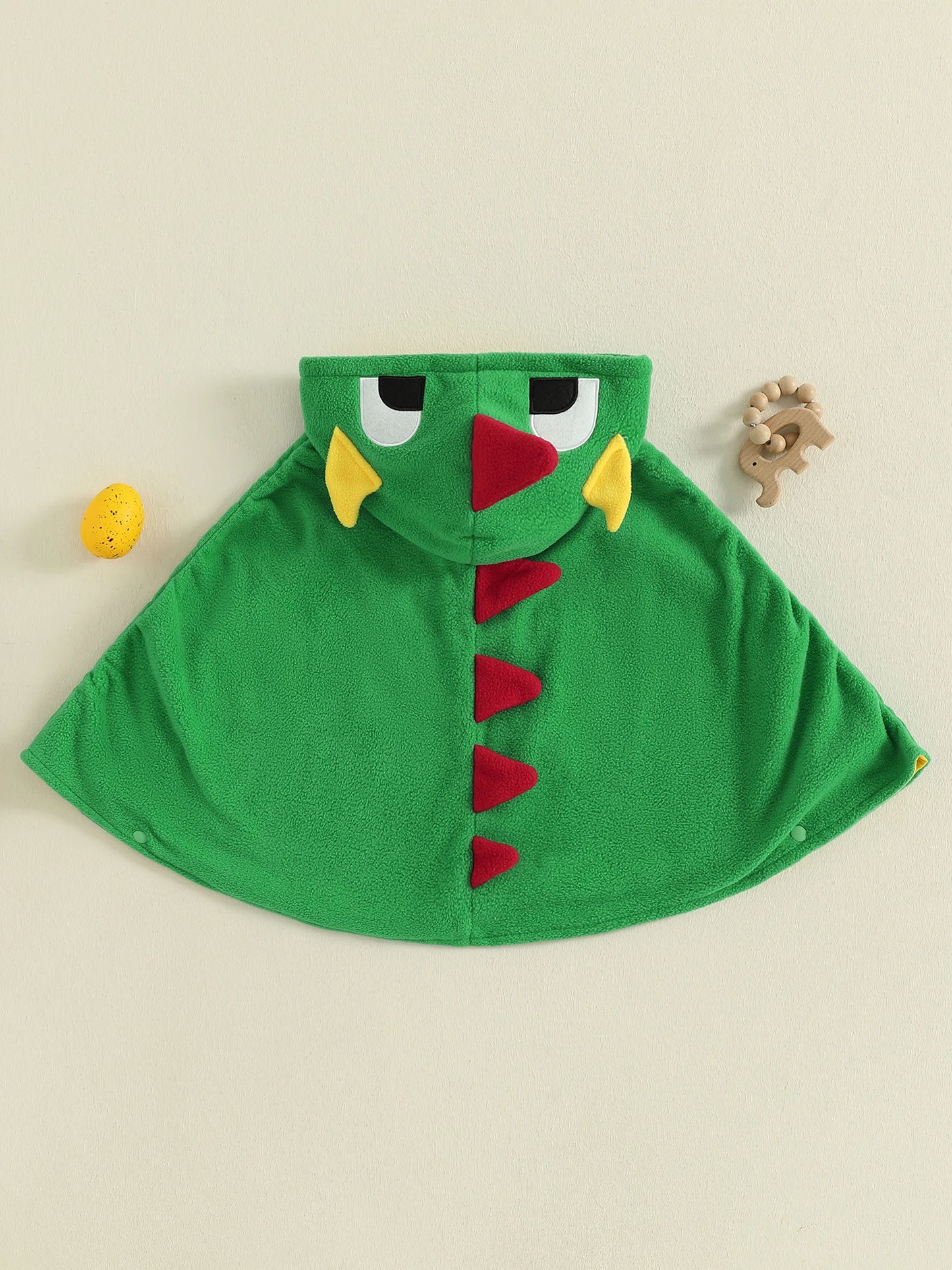 Dinosaur Costume for Kids Halloween Party Animal Hooded Cape Dress Up Clothes for Boys and Girls Fun Outfit for Trick or