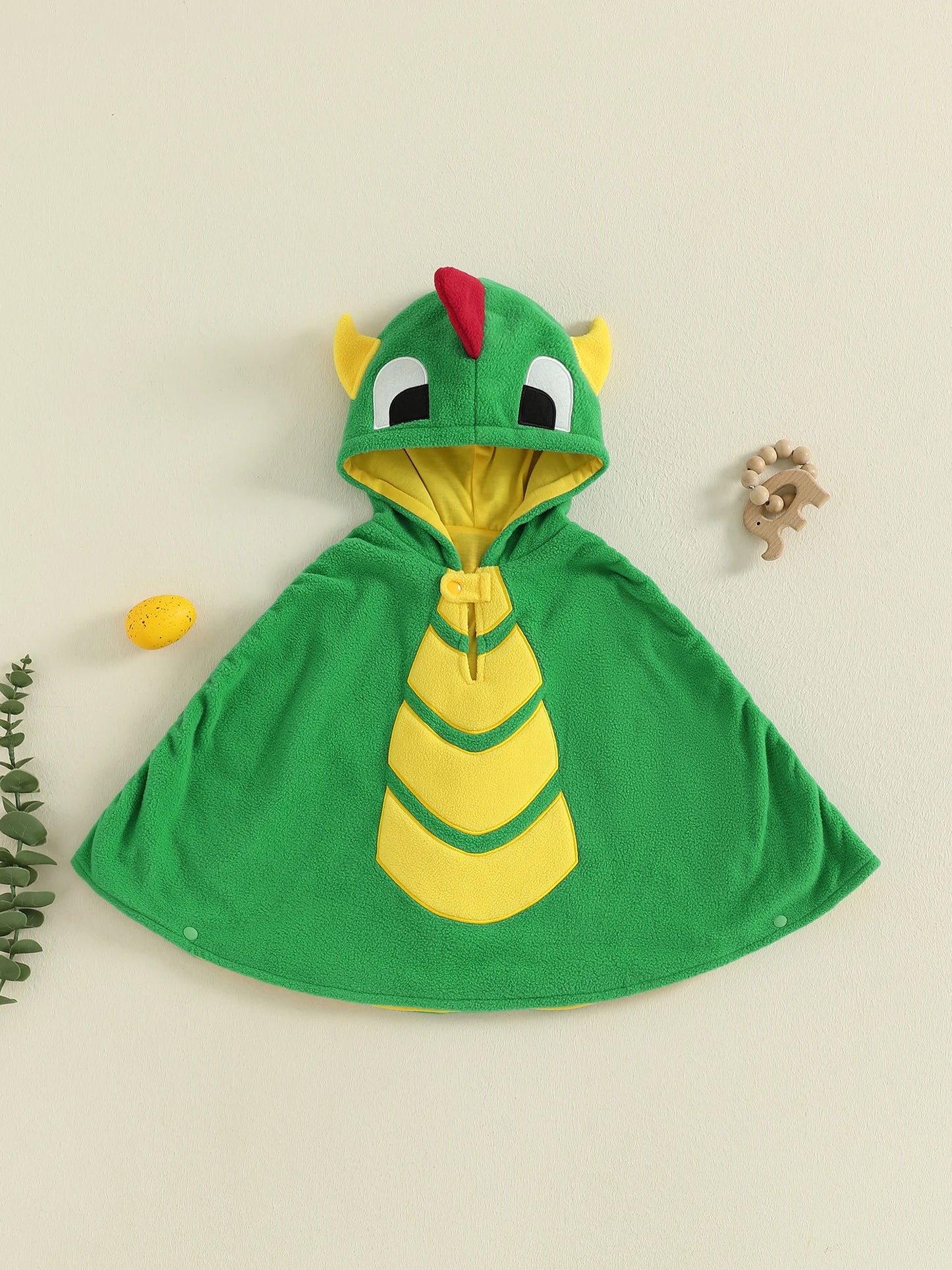 Dinosaur Costume for Kids Halloween Party Animal Hooded Cape Dress Up Clothes for Boys and Girls Fun Outfit for Trick or