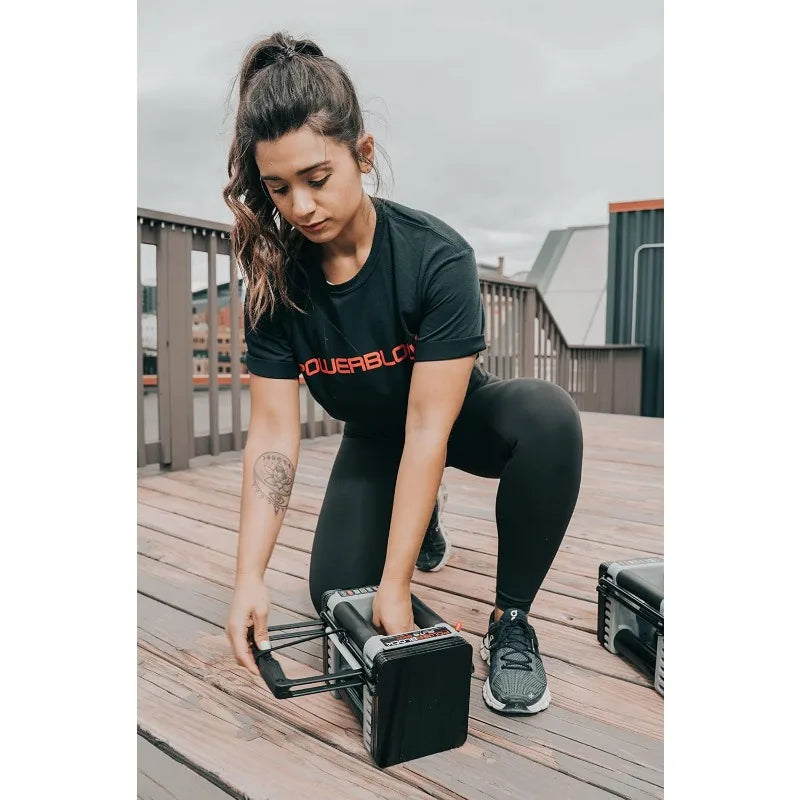 Elite EXP Adjustable Dumbbells, Sold in Pairs, Stage 1, 5-50 lb. Dumbbells, Durable Steel Build, Innovative Workout Equipment